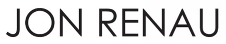 Jon Renau black Logo on a white background