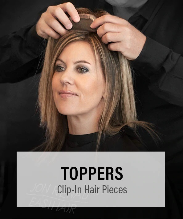Hair topper and Clip in Hair for Hair Loss